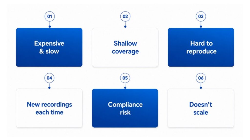 Why Manual Test Data Generation Falls Short for AI Note-Taking Applications