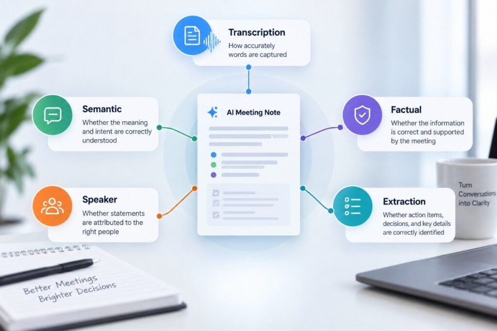 What Does “Accuracy” Actually Mean for an AI Note-Taking App