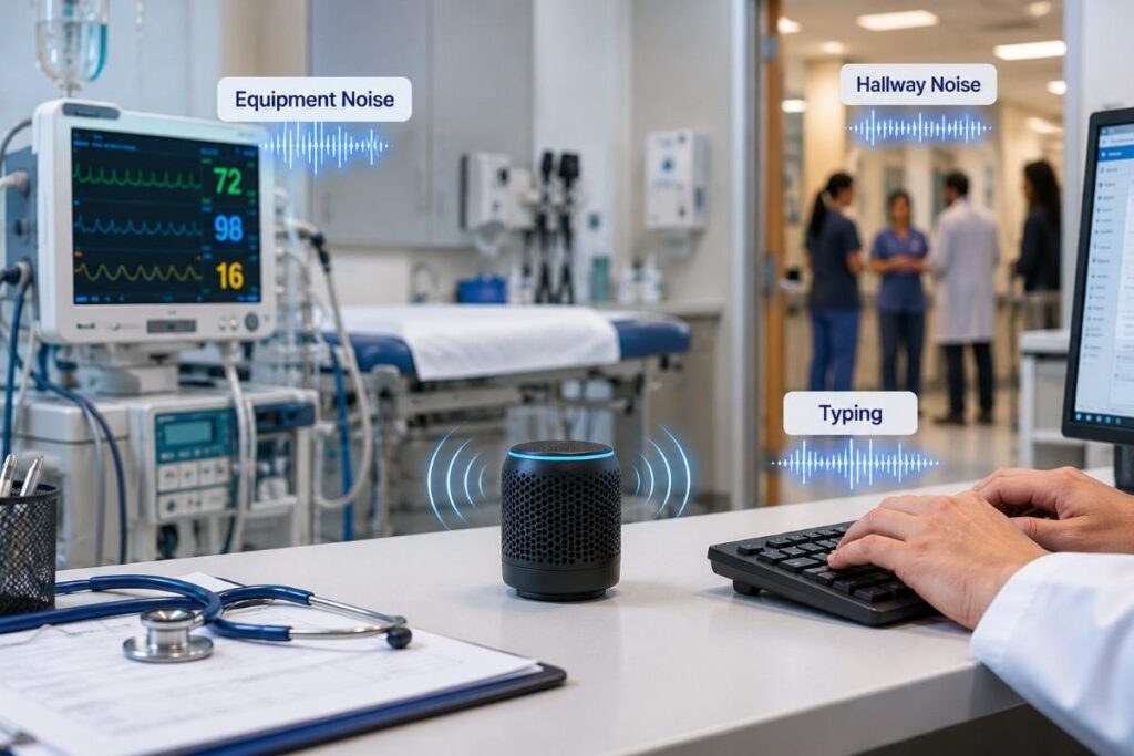 Build a Noise Model Based on Real Clinical Environments